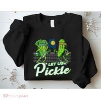 Hilarious Pickleball Swag Featuring Lettuce Pickle Players Sweatshirt thumb 2