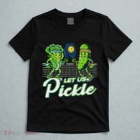 Hilarious Pickleball Swag Featuring Lettuce Pickle Players T-Shirt thumb 5