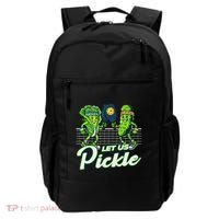 Hilarious Pickleball Swag Featuring Lettuce Pickle Players Backpack thumb 0