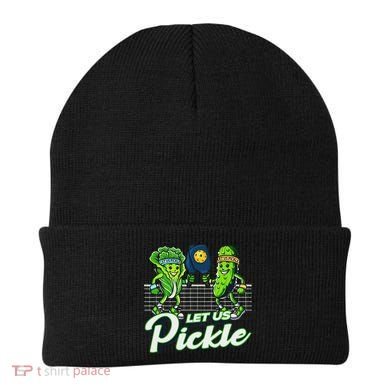 Hilarious Pickleball Swag Featuring Lettuce Pickle Players Beanie