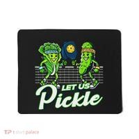 Hilarious Pickleball Swag Featuring Lettuce Pickle Players Mousepad thumb 0
