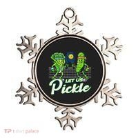 Hilarious Pickleball Swag Featuring Lettuce Pickle Players Ornament thumb 0