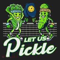 Hilarious Pickleball Swag Featuring Lettuce Pickle Players Hat thumb 2