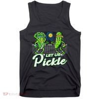 Hilarious Pickleball Swag Featuring Lettuce Pickle Players Tank Top thumb 0