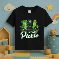Hilarious Pickleball Swag Featuring Lettuce Pickle Players Toddler T-Shirt thumb 3