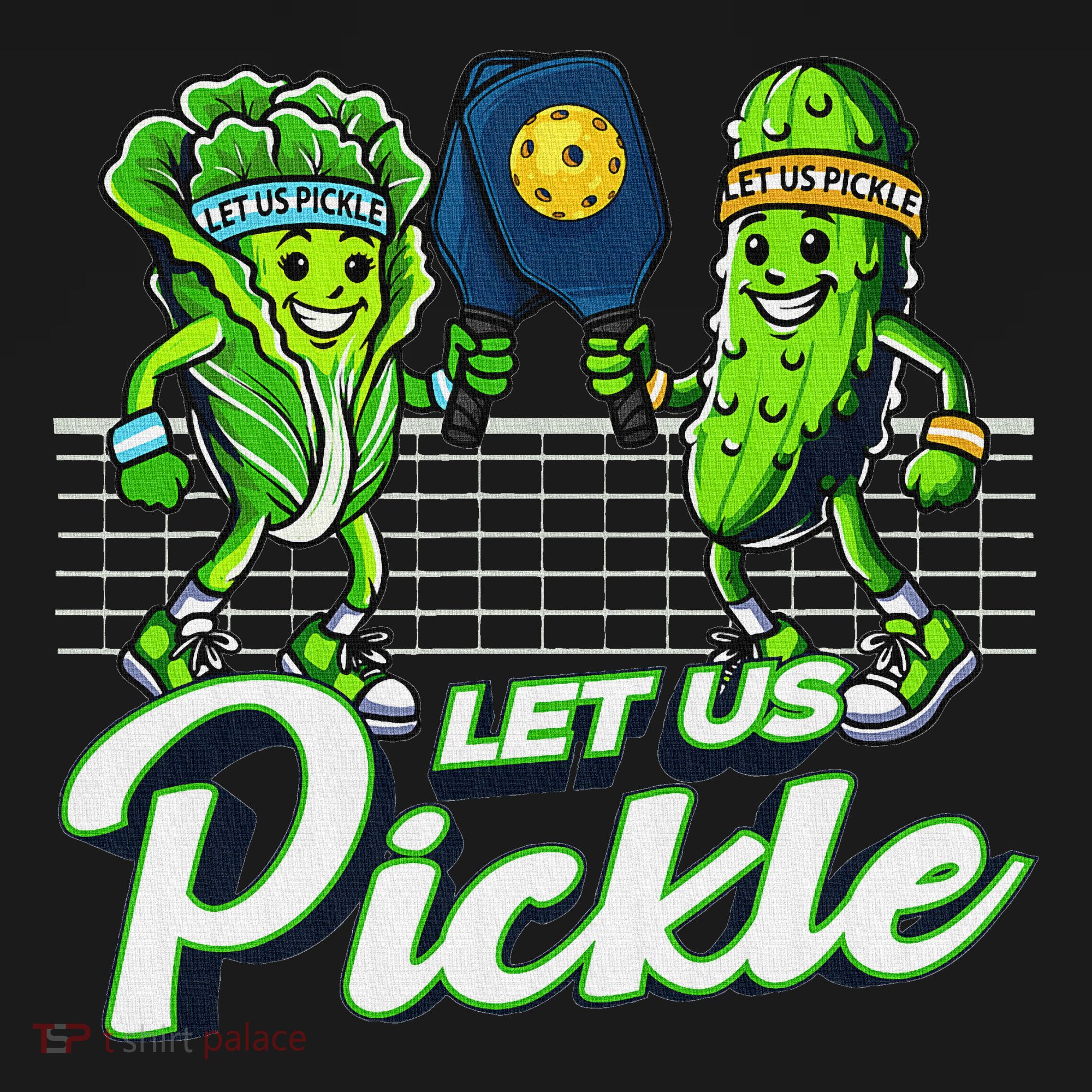 Hilarious Pickleball Swag Featuring Lettuce Pickle Players Kids Sweatshirt