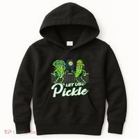 Hilarious Pickleball Swag Featuring Lettuce Pickle Players Kids Hoodie thumb 0