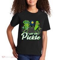 Hilarious Pickleball Swag Featuring Lettuce Pickle Players Kids T-Shirt thumb 2