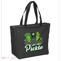 Hilarious Pickleball Swag Featuring Lettuce Pickle Players Tote Bag thumb 2