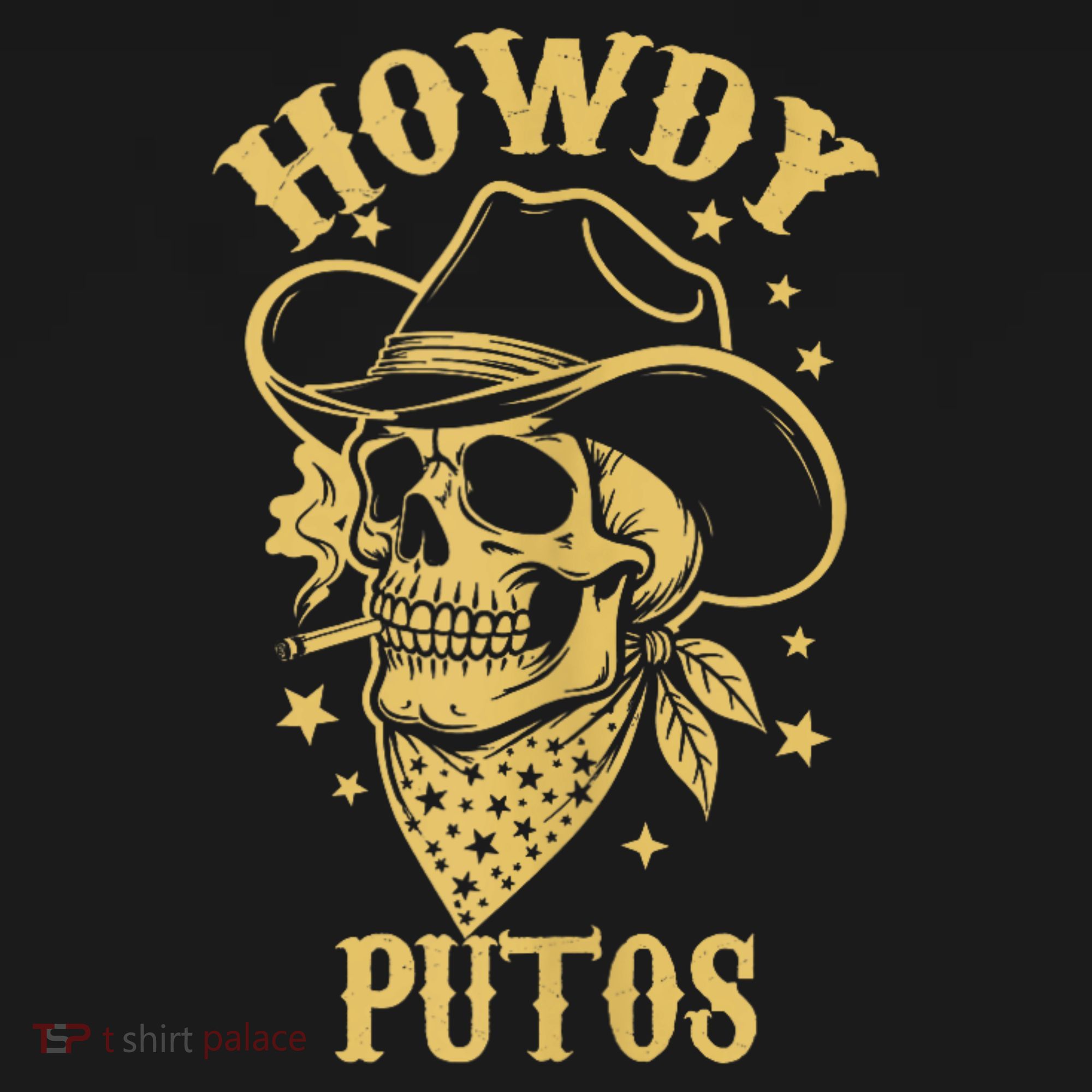 Howdy Putos Shirt Funny Skull Cowboy Spanish Men Women Women's Tank Top