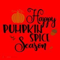 Happy Pumpkin Spice Season Santa Hat thumb 1