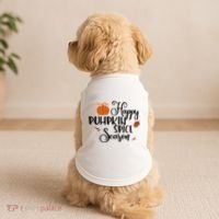 Happy Pumpkin Spice Season Doggie Tank thumb 2