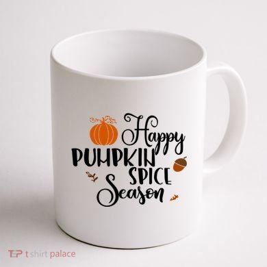 Happy Pumpkin Spice Season Coffee Mug back