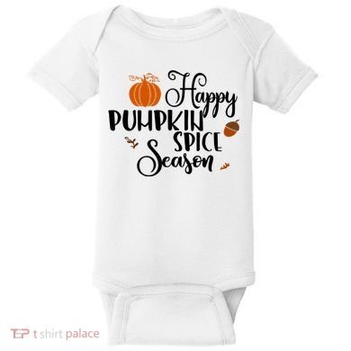 Happy Pumpkin Spice Season Baby Bodysuit