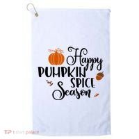 Happy Pumpkin Spice Season Golf Towel thumb 0