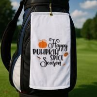 Happy Pumpkin Spice Season Golf Towel thumb 2
