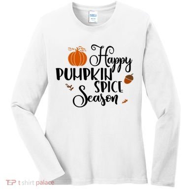 Happy Pumpkin Spice Season Women's Long Sleeve Shirt