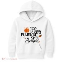 Happy Pumpkin Spice Season Kids Hoodie thumb 0