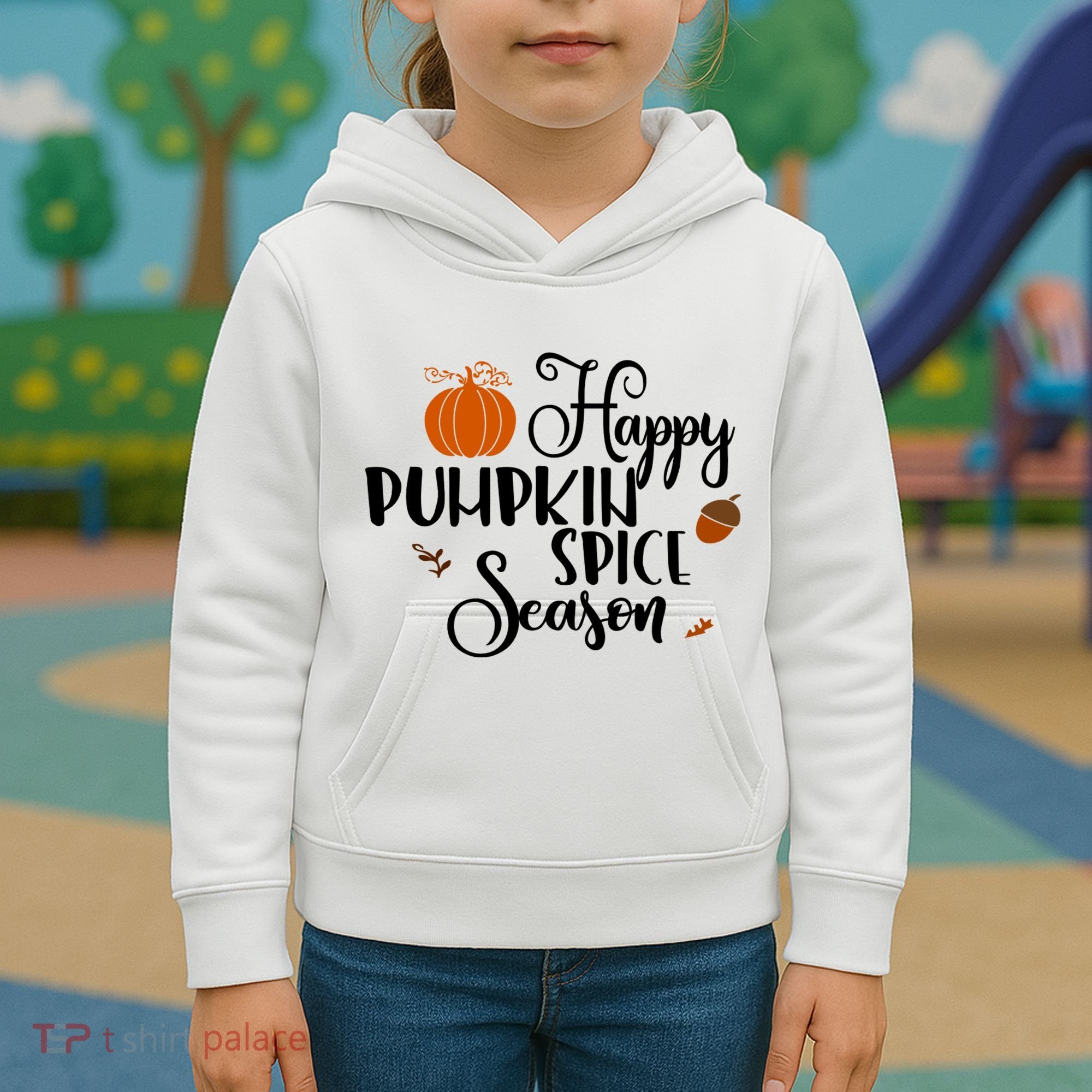 Happy Pumpkin Spice Season Kids Hoodie