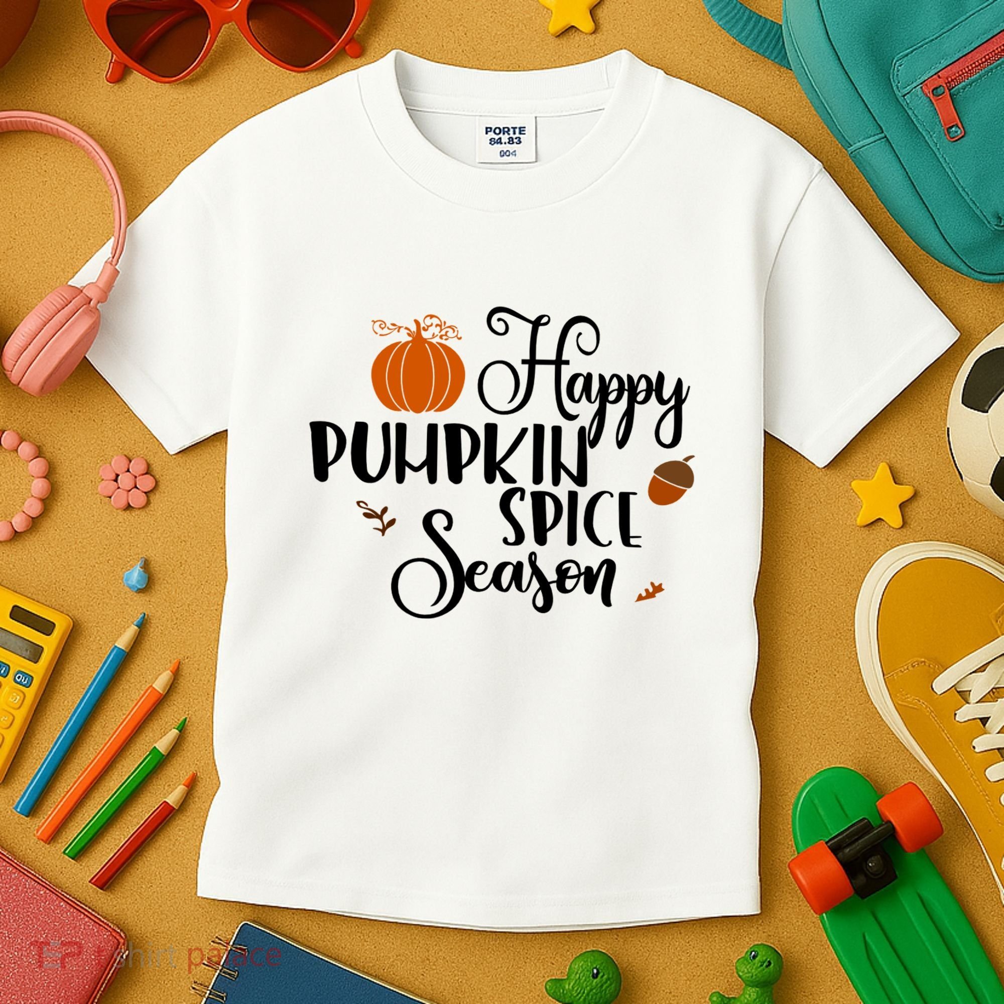 Happy Pumpkin Spice Season Kids T-Shirt
