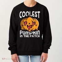 Halloween Pumpkin Sunglasses Coolest Pumpkin In The Patch Cool Gift Women's Sweatshirt thumb 0