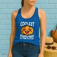 Halloween Pumpkin Sunglasses Coolest Pumpkin In The Patch Cool Gift Women's Tank Top thumb 2