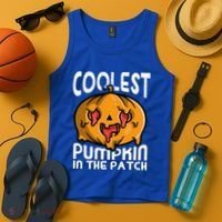 Halloween Pumpkin Sunglasses Coolest Pumpkin In The Patch Cool Gift Tank Top thumb 4