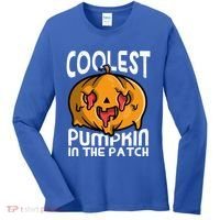 Halloween Pumpkin Sunglasses Coolest Pumpkin In The Patch Cool Gift Women's Long Sleeve Shirt thumb 0