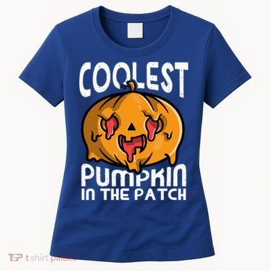 Halloween Pumpkin Sunglasses Coolest Pumpkin In The Patch Cool Gift Women's T-Shirt