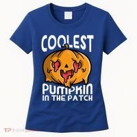 Halloween Pumpkin Sunglasses Coolest Pumpkin In The Patch Cool Gift Women's T-Shirt thumb 0