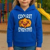 Halloween Pumpkin Sunglasses Coolest Pumpkin In The Patch Cool Gift Kids Hoodie thumb 3