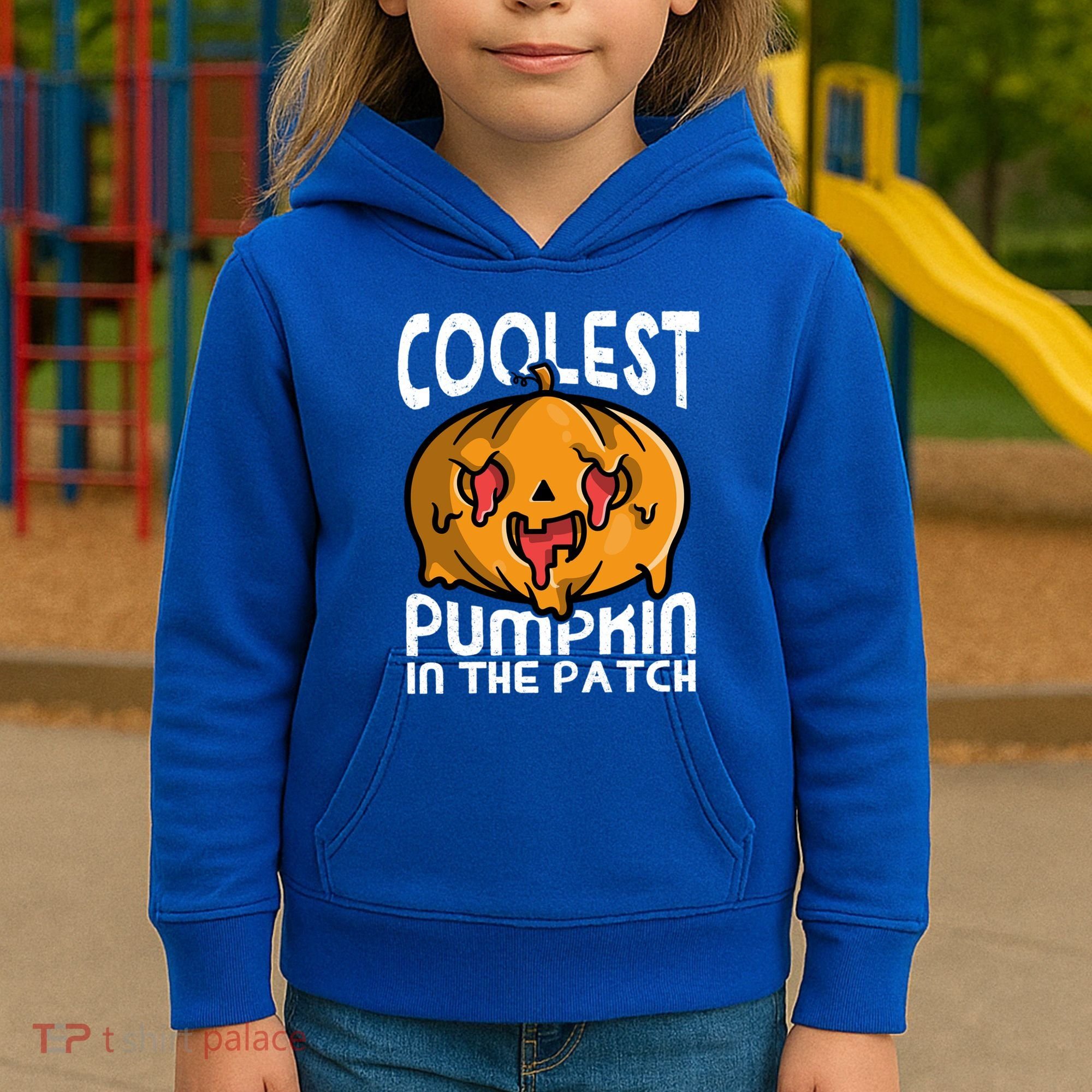 Halloween Pumpkin Sunglasses Coolest Pumpkin In The Patch Cool Gift Kids Hoodie