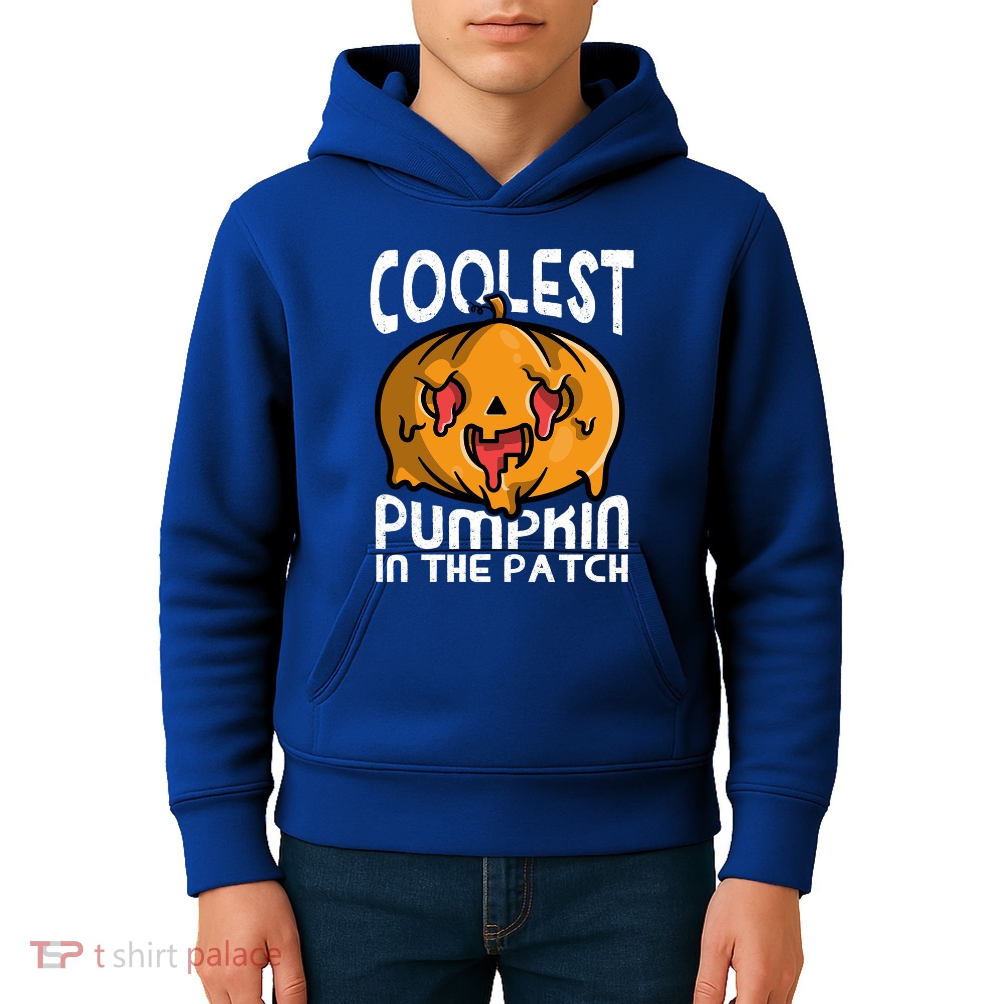 Halloween Pumpkin Sunglasses Coolest Pumpkin In The Patch Cool Gift Kids Hoodie