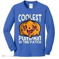 Halloween Pumpkin Sunglasses Coolest Pumpkin In The Patch Cool Gift Kids Long Sleeve Shirt thumb 0