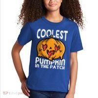 Halloween Pumpkin Sunglasses Coolest Pumpkin In The Patch Cool Gift Kids T-Shirt thumb 2