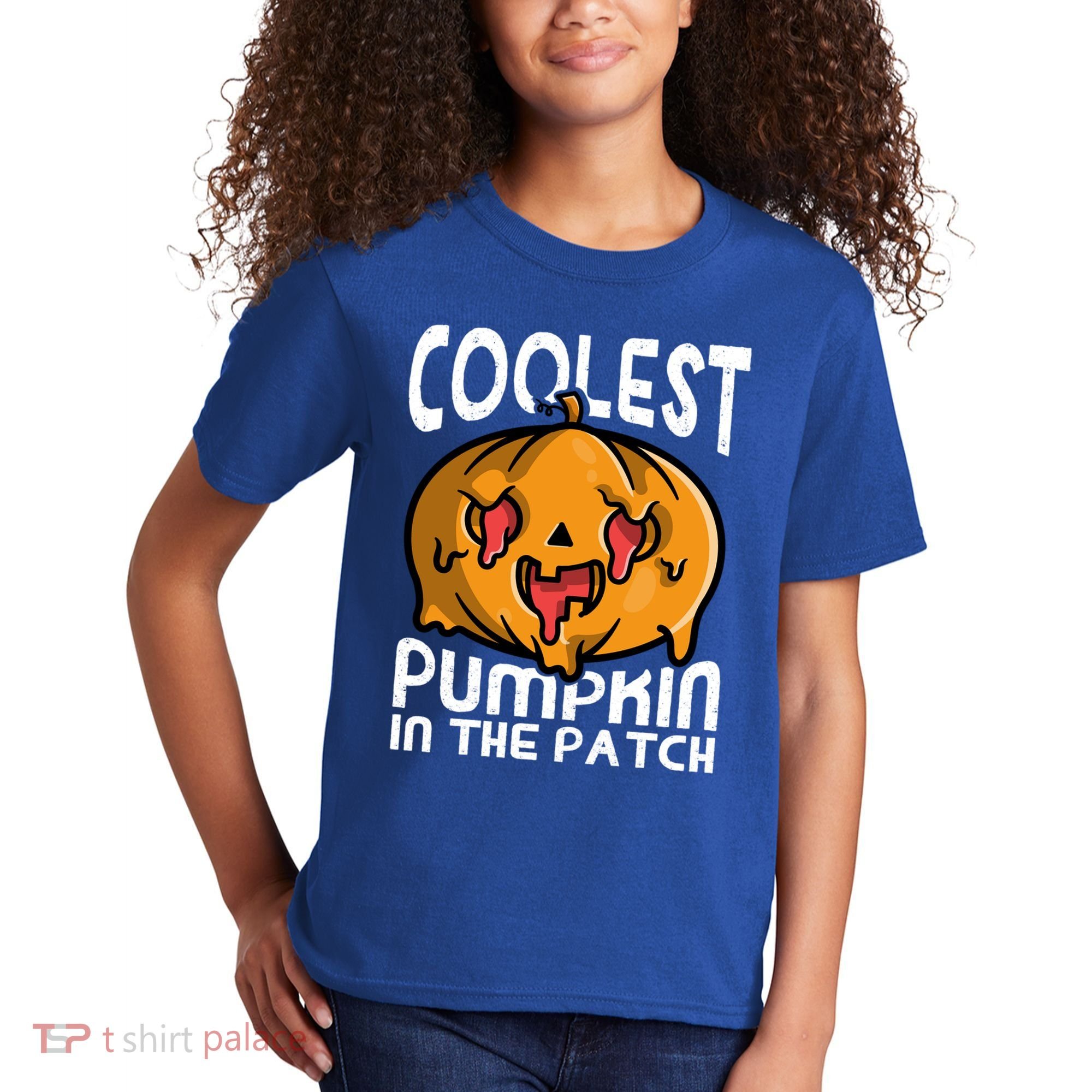 Halloween Pumpkin Sunglasses Coolest Pumpkin In The Patch Cool Gift Kids T-Shirt