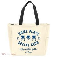 Home Plate Social Club Hey Batter Batter Swing Baseball Tote Bag thumb 0