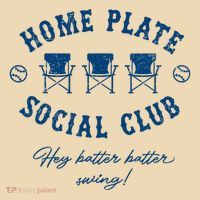 Home Plate Social Club Hey Batter Batter Swing Baseball Tote Bag thumb 4