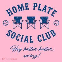 Home Plate Social Club Hey Batter Batter Swing Baseball Coaster thumb 2