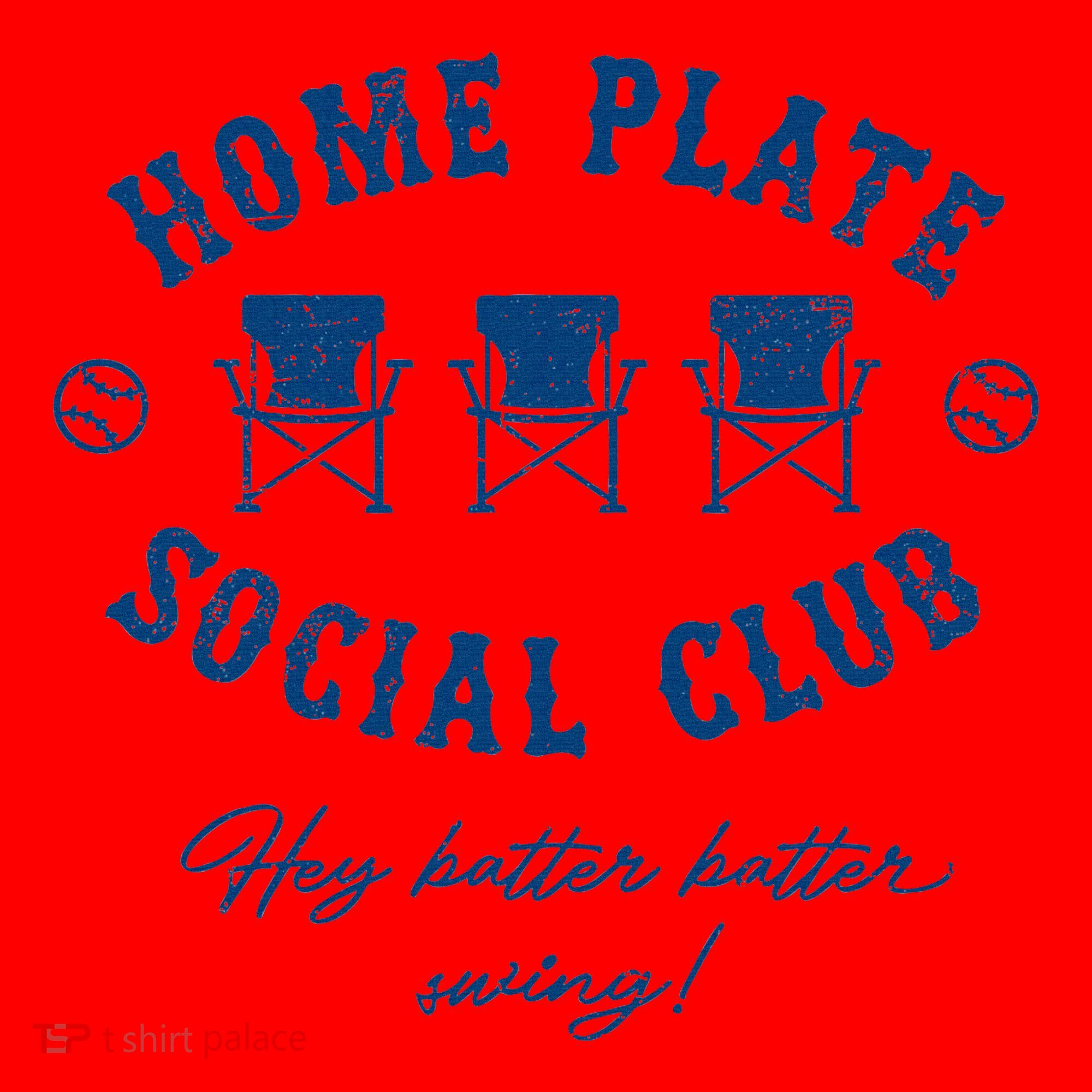 Home Plate Social Club Hey Batter Batter Swing Baseball Santa Hat