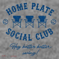 Home Plate Social Club Hey Batter Batter Swing Baseball Toddler Hoodie thumb 2