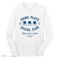 Home Plate Social Club Hey Batter Batter Swing Baseball Long Sleeve Shirt thumb 0