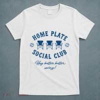 Home Plate Social Club Hey Batter Batter Swing Baseball T-Shirt thumb 5