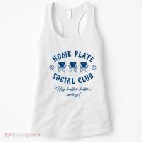 Home Plate Social Club Hey Batter Batter Swing Baseball Women's Tank Top thumb 0