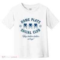Home Plate Social Club Hey Batter Batter Swing Baseball Toddler T-Shirt thumb 0