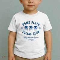 Home Plate Social Club Hey Batter Batter Swing Baseball Toddler T-Shirt thumb 2