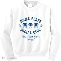 Home Plate Social Club Hey Batter Batter Swing Baseball Kids Sweatshirt thumb 0