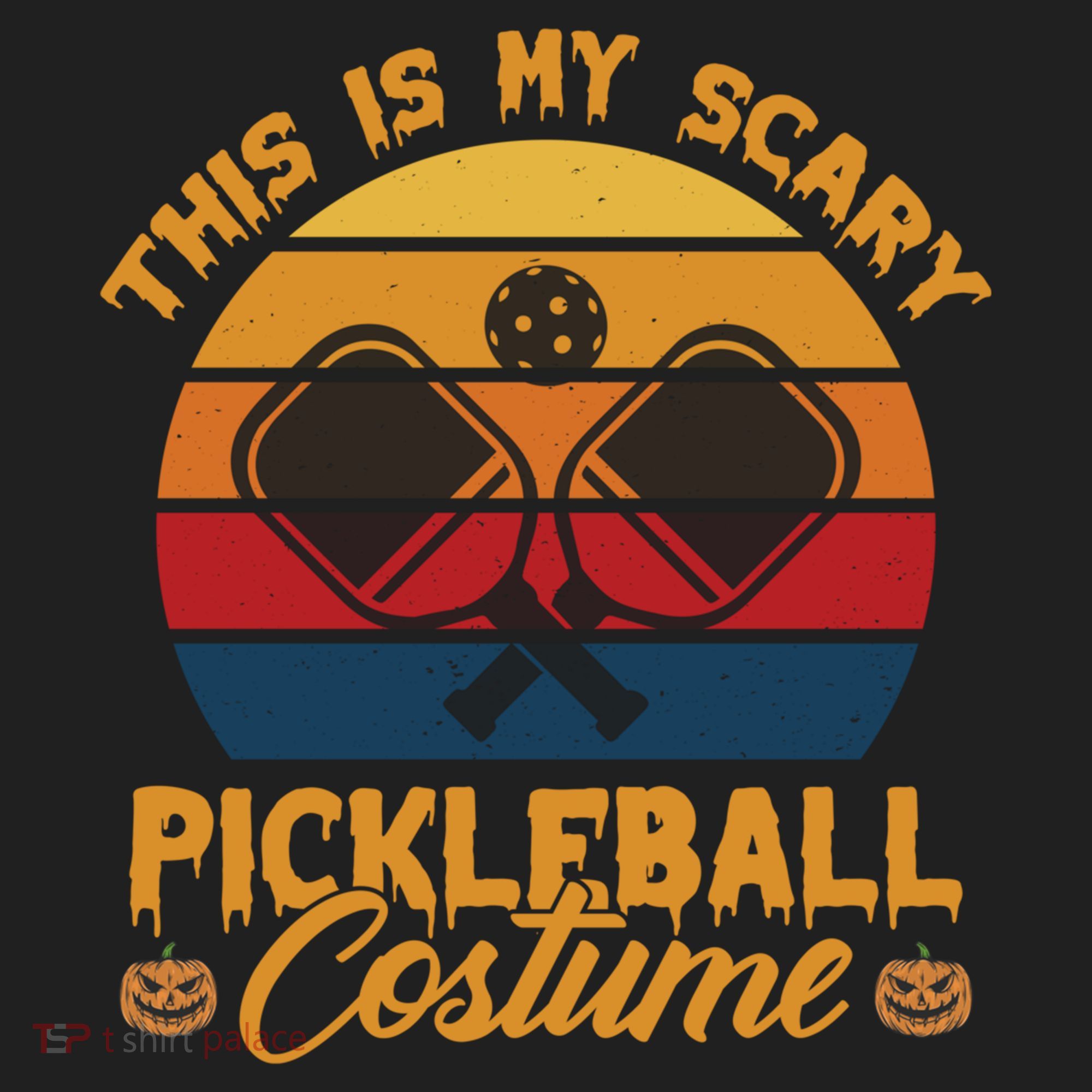 Halloween Pickleball Tee My Scary Pickleball Costume Great Gift Beanie