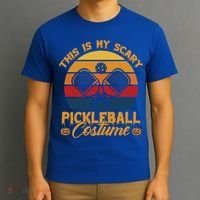 Halloween Pickleball Tee My Scary Pickleball Costume Great Gift T-Shirt thumb 3