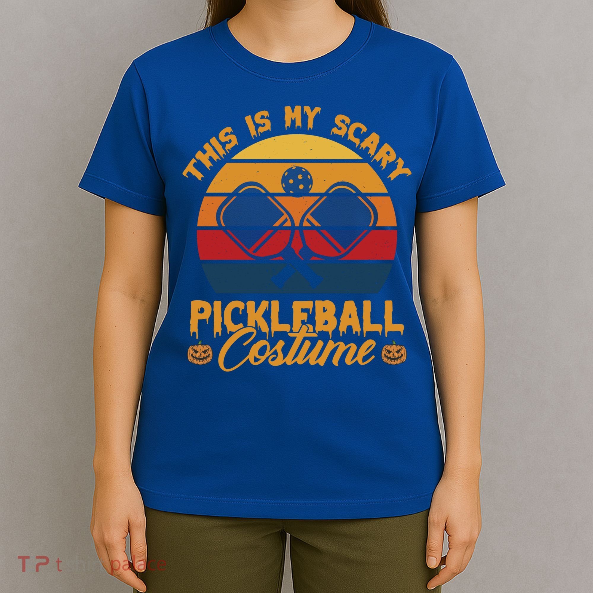 Halloween Pickleball Tee My Scary Pickleball Costume Great Gift T-Shirt